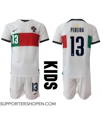 Portugal Danilo Pereira #13 Bortatröja Barn VM 2022 Kortärmad (+ korta byxor)